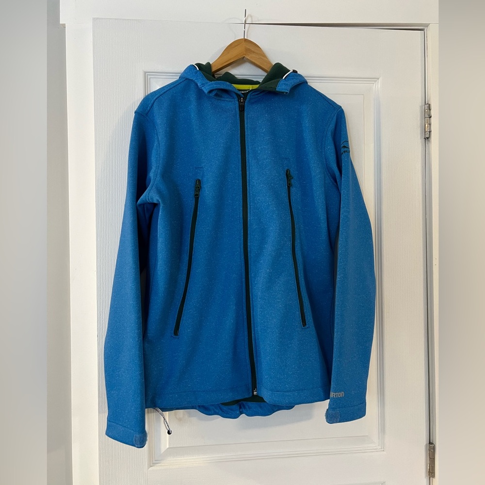 Burton Whistler Blackcomb Men’s Blue Hooded Jacket